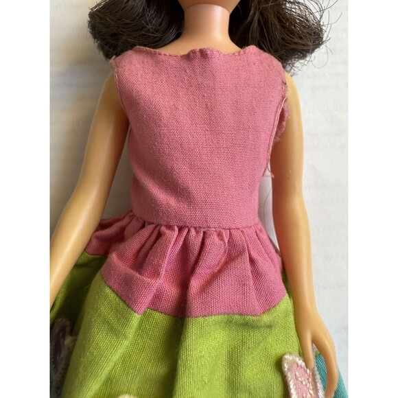 VINTAGE Brunette SKOOTER Doll Skipper’s Friend 1963 Mattel Barbie Original Dress - Picture 7 of 13